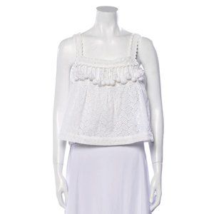 Calypso St. Barth White Tank Top (Size S)